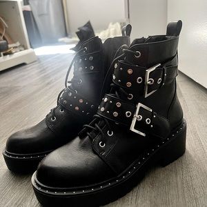 Nasty Gal Studded Boots